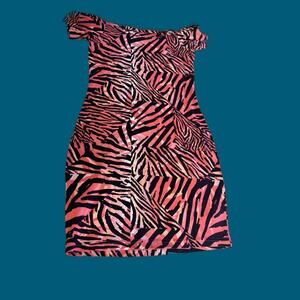 NWT Puma Tiger Stripe Bodycon Dress